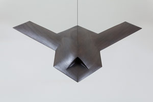 Ben Jackel / 
Phantom Works, 2013 / 
mahogany, graphite and ebony / 
5 x 33 x 46 in. (12.7 x 83.8 x 116.8 cm)