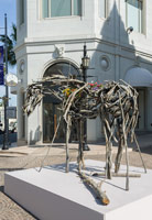 Deborah Butterfield / 
Storm Castle installation / 
 / 
Storm Castle, 2012 / 
cast bronze  / 
99 1/2 x 111 x 88 1/2 in. (252.7 x 281.9 x 224.8 cm)