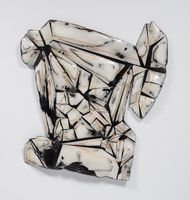 Jesse Simon / 
CA Exempt, 2015 / 
foam, resin, fiberglass and wood / 
47 x 43 in. (119.4 x 109.2 cm)