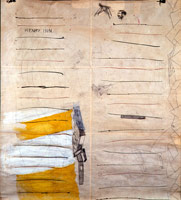 Charles Garabedian / 
Henry Inn No. 1, 1970  / 
acrylic and pencil on paper  / 
106 x 95 in. (269.2 x 241.3 cm)