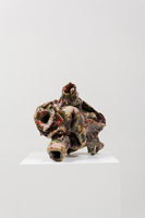 Christopher Miles / 
Untitled (Nugget #6), 2013 / 
glazed stoneware / 
15 1/2 x 13 x 18 in. (39.4 x 33 x 45.7 cm) / 
Private collection 