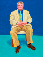 David Hockney / 
Bing McGilvray, 20-21 December, 2014  / 
Acrylic on canvas / 
48 x 36 in. (121.9 x 91.4 cm)