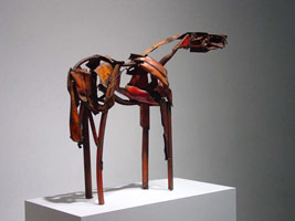 Deborah Butterfield / 
Hibiscus, 2003
found steel, welded
41 x 49 x 16 in. [104.1 x 124.5 x 40.6 cm.]
Private collection Tokyo, Japan