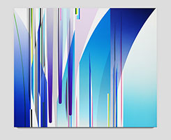 Dion Johnson / 
ForceField, 2022 / 
acrylic on canvas / 
60 x 72 in. (152.4 x 182.9 cm)