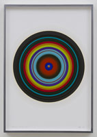 Don Suggs / 
Abyss Pool 25, 2012 / 
oil and white shellac on Strathmore rag board / 
framed: 14 3/4 x 10 1/4 x 1 1/2 in. (37.5 x 26 x 3.8 cm)