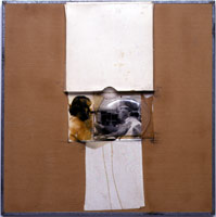 Edward & Nancy Reddin Kienholz / 
Drawing for the Art Show (Family), c. 1974 / 
mixed media / 
27 3/4 x 27 3/4 x 1 in. (70.5 x 70.5 x 2.54 cm)