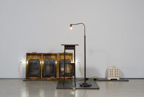 Edward & Nancy Reddin Kienholz / 
Die Nornen / The Norns, 1976 / 
mixed media assemblage / 
61 1/2 x 115 3/4 x 61 1/2 in. (156.2 x 294 x 156.2 cm)