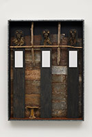 Edward & Nancy Reddin Kienholz / 
Methenge Monoseries #8, 1991 / 
mixed media assemblage / 
48 x 36 1/4 x 4 3/4 in. (121.9 x 92.1 x 12.1 cm)