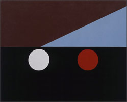 Frederick Hammersley / Parallel, 1961 / 
        oil on linen / 
        24 x 30 in. (61 x 76.2 cm) / 
        Private collection