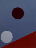 Frederick Hammersley / Persuasion, 1960 / 
        oil on canvas / 
        40 x 30 in. (101.6 x 76.2 cm) / 
        Private collection 