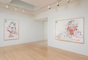 Installation photography / Gajin Fujita: Drawings