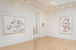 Installation photography / Gajin Fujita: Drawings