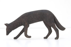 Gwynn Murrill / 
Coyote I Maquette, 2008 / 
bronze / 
4 3/4 x 9 3/4 x 2 in. (12.1 x 24.8 x 5.1 cm) / 
Edition 5/9 