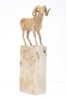 Gwynn Murrill / Bighorn Maquette, 2009 / 
      bronze / 
      9 3/4 x 11 x 4 1/4 in. (24.8 x 27.9 x 10.8 cm); base: 12 x 6 x 4 in. (30.5 x 15.2 x 10.2 cm) / 
      Edition 5/9