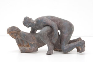 Gwynn Murrill / 
The Wrasslers 5, 2006 / 
      bronze / 
      3 3/4 x 8 x 4 1/2 in. (9.5 x 20.3 x 11.4 cm) / 
      Edition 1/4