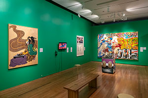 Installation photography / 
The Culture: Hip Hop and Contemporary Art in the 21st Century / Images provided by the Cincinnati Art Museum