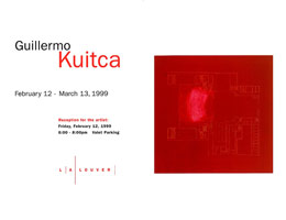 Guillermo Kuitca announcement, 1999