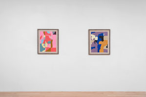 Installation photography, Frederick Hammersley: Organics and Cut-ups, 1963 - 1965