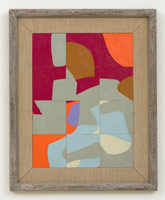 Frederick Hammersley / 
Bernice, #10c 1965 / 
oil on chipboard panel / 
16 1/8 x 12 in. (41 x 30.5 cm) / 
framed: 21 5/8 x 17 5/8 in. (54.9 x 44.8 cm)