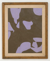 Frederick Hammersley / 
Monologue, #5c 1965 / 
oil on chipboard panel / 
24 x 18 in. (61 x 45.7 cm) / 
framed: 30 1/8 x 24 1/8 in. (76.5 x 61.3 cm)