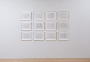 Installation photography / Frederick Hammersley: The Computer Drawings 1969