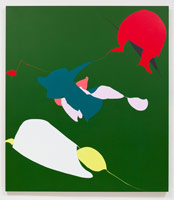 Heather Gwen Martin / 
Flyby, 2013 / 
oil on linen / 
82 x 72 in. (208.3 x 182.9 cm)