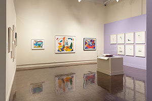 Installation photography / 
David Hockney: Perspective Should Be Reversed / 
Prints from the Collections of Jordan D. Schnitzer and His Family Foundation / 
Photo credit: Honolulu Museum of Art