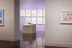 Installation photography / 
David Hockney: Perspective Should Be Reversed / 
Prints from the Collections of Jordan D. Schnitzer and His Family Foundation / 
Photo credit: Honolulu Museum of Art