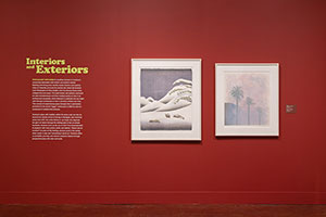 Installation photography / 
David Hockney: Perspective Should Be Reversed / 
Prints from the Collections of Jordan D. Schnitzer and His Family Foundation / 
Photo credit: Honolulu Museum of Art