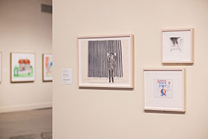 Installation photography / 
David Hockney: Perspective Should Be Reversed / 
Prints from the Collections of Jordan D. Schnitzer and His Family Foundation / 
Photo credit: Honolulu Museum of Art