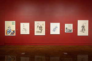 Installation photography / 
David Hockney: Perspective Should Be Reversed / 
Prints from the Collections of Jordan D. Schnitzer and His Family Foundation / 
Photo credit: Honolulu Museum of Art