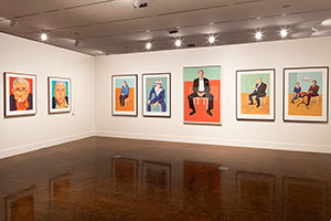 Installation photography / 
David Hockney: Perspective Should Be Reversed / 
Prints from the Collections of Jordan D. Schnitzer and His Family Foundation / 
Photo credit: Honolulu Museum of Art