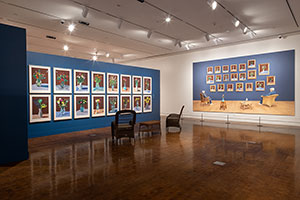 Installation photography / 
David Hockney: Perspective Should Be Reversed / 
Prints from the Collections of Jordan D. Schnitzer and His Family Foundation / 
Photo credit: Honolulu Museum of Art