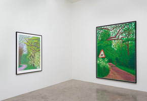 Installation photography, David Hockney: The Arrival of Spring