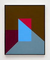 Frederick Hammersley / 
Inside, #8 1962 / 
oil on canvas / 
30 x 24 in. (76.2 x 61 cm)