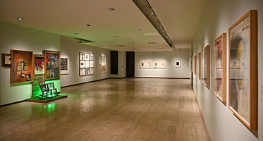 Installation photography, Terry Allen, Amarillo Museum of Art