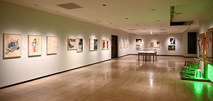 Installation photography, Terry Allen, Amarillo Museum of Art