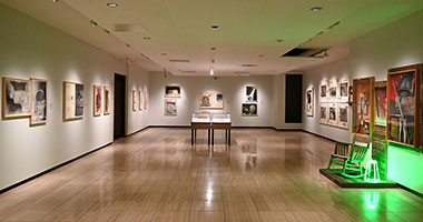 Installation photography, Terry Allen, Amarillo Museum of Art