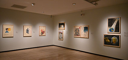 Installation photography, Terry Allen, Amarillo Museum of Art