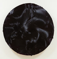 Jason Martin / 
Duvalier, 2013  / 
oil on aluminum  / 
69 in. diameter (175 cm)