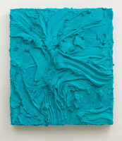 Jason Martin / 
Aether, 2011  / 
pure pigment on aluminum  / 
69 1/4 x 62 15/16 in (176 x 160 cm) / 
Private collection 