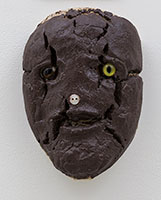 Jimmie Durham / 
Untitled (Caliban's Mask) (JD 74), 1992 / 
mixed media / 
10 x 7 x 3 1/2 in. (25.4 x 17.8 x 8.9 cm) / 
Private collection