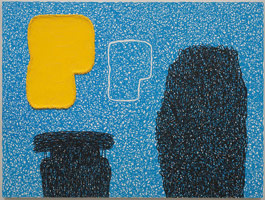 Jonathan Lasker / 
For an Absconded God, 2009 / 
      oil on linen / 
      60 x 80 in. (152.4 x 203.2 cm)