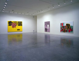 Jonathan Lasker installation photography, 1995