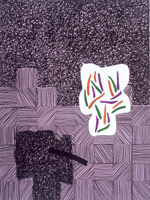Jonathan Lasker / 
Hermeneutic Picture, 1994 / 
Oil on linen  / 
80 x 60 in. (203.2 x 152.4 cm) / 
Private collection