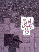 Jonathan Lasker / 
Hermeneutic Picture, 1994 / 
Oil on linen  / 
80 x 60 in. (203.2 x 152.4 cm) / 
Private collection