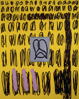 Jonathan Lasker / 
Visible Thoughts, 1992 / 
Oil on linen  / 
30 x 24 in. (76.2 x 61 cm) / 
Private collection