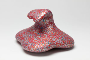 Ken Price / 
Snap, 2001 / 
fired and painted clay / 
5 x 8 1/4 x 7 in. (12.7 x 21 x 17.8 cm)