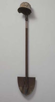 Edward & Nancy Reddin Kienholz / 
Soldier X, 1990 / 
mixed media assemblage / 
66 x 12 x 10 1/4 in. (167.6 x 30.5 x 26 cm) / 
Private collection