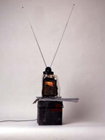 Edward & Nancy Reddin Kienholz / 
Surely Shirley, 1992 / 
mixed media assemblage / 
53 x 20 x 7 1/4 in. (135 x 49 x 20 cm)